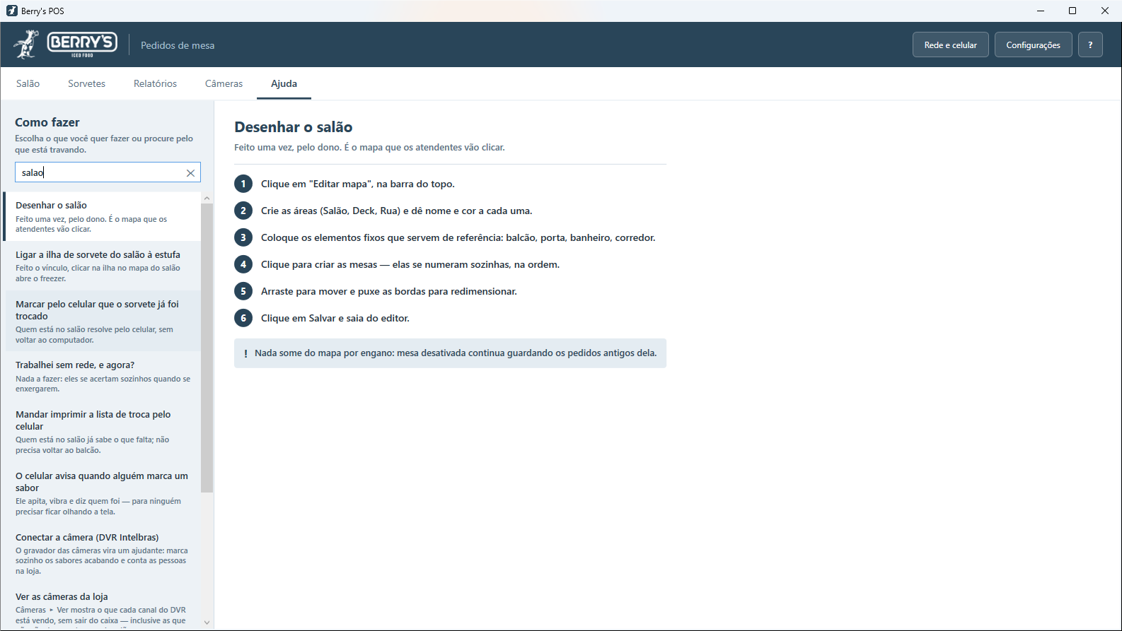 Passo 7: A lista filtra na hora e o assunto abre ao lado